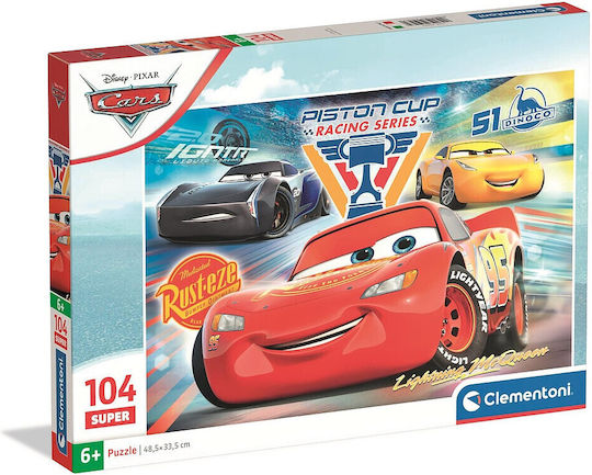 Cle Παζλ 104 Superkolor Cars 25047