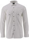 Slim Fit Brancaccio Abl0200 Beiges Herrenhemd