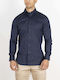 Xacus Herrenhemden Dunkelblau Regular Fit 558310-16113.002