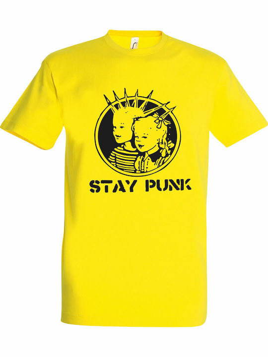 Tshirt Unisex "stay Punk" Lemon