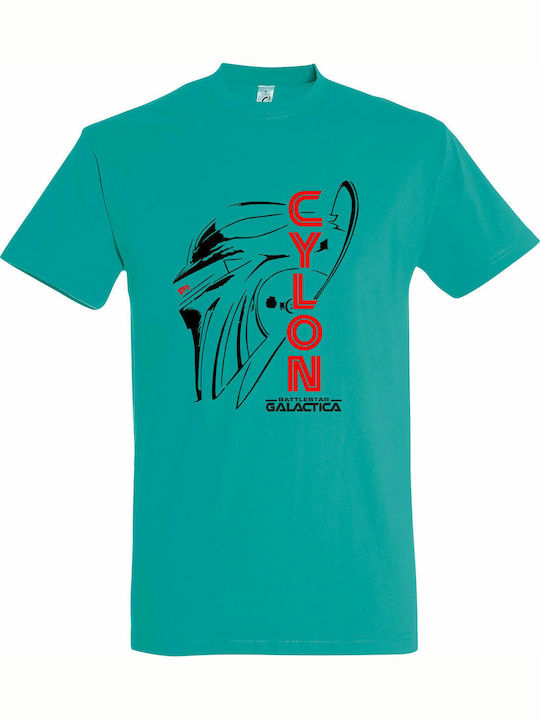 T-shirt Unisex "cylon Battlestar Galactica" Car...