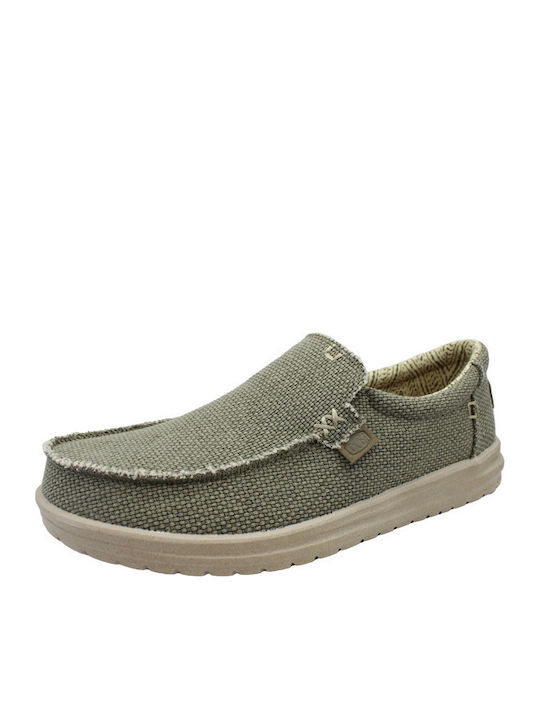 Mikka Braided Men's Moccasins Green