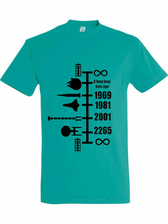 Унисекс T-shirt "Таймлайн Космически корабли Ме...