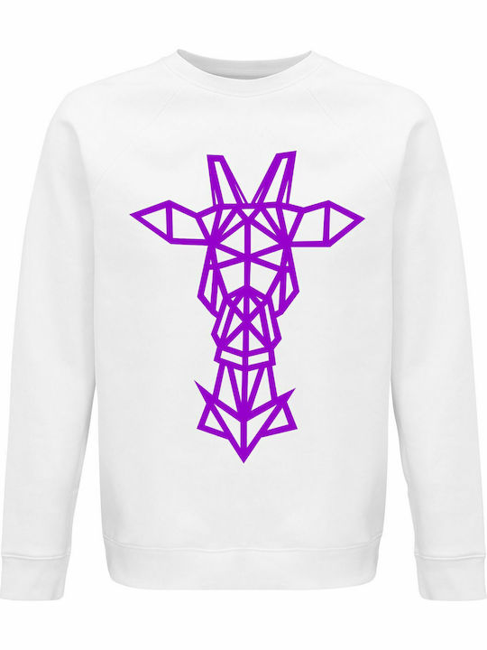 Sweatshirt Unisex Organic " Reindeer Origami " ...