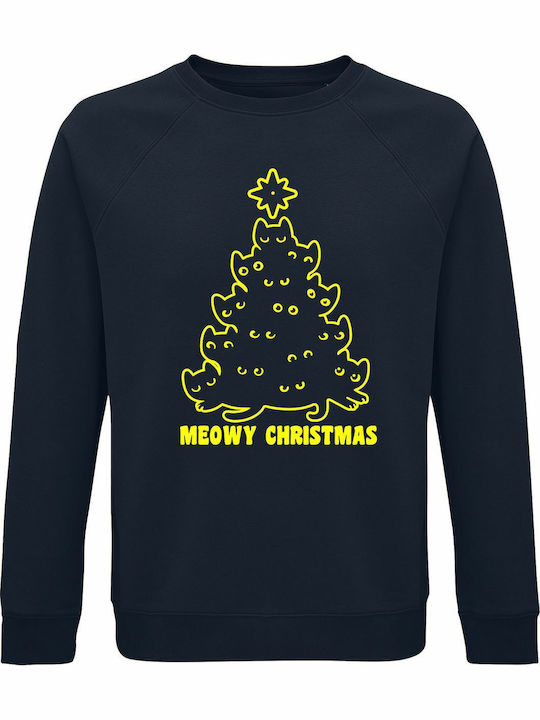 Unisex Sweatshirt Mit Organischer "Meowy Christ...
