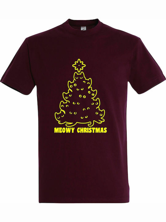 Unisex T-Shirt "Meowy Christmas Christmas Cats"...