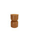 Round Side Table Wooden EKAİ M31xL31xH46cm