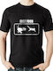 T-shirt Fast Food Черна