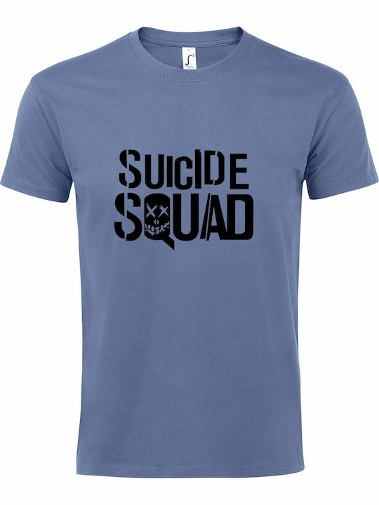 Tricou Unisex Suicide Squad Albastru