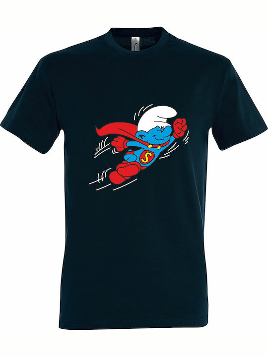 Unisex T-Shirt "Papa Smurf Superman" Petroleum ...