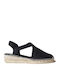 Women's Fabric Platform Shoes Black