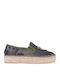 Women's Fabric Espadrilles Khaki