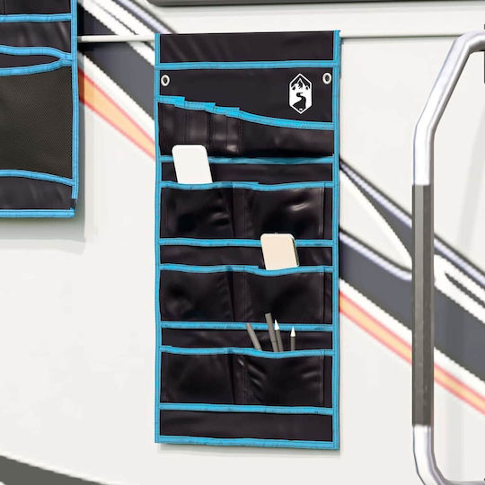 vidaXL Pentru Camping Pliabil Negru