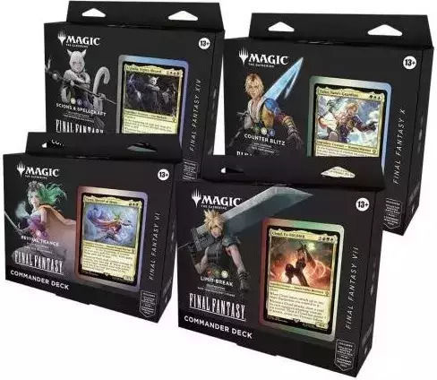 Magic Gathering Magic Gathering Final Fantasy 4 Deckuri Commander Sigilate Ediție Engleză Wocd38450001 161631 0195166271002