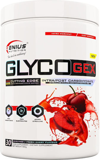 Genius Nutrition Glycogex Специална Хранителна Добавка 900гр Череша