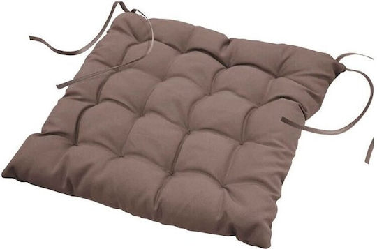 Douceur d'Intérieur Garden Chair Cushions Brown 40x40cm
