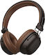 Hoco W64 Безжични / Жични Over Ear Слушалки Кафяви