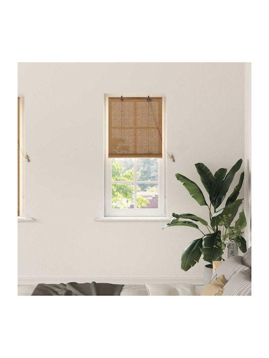 vidaXL Beschattungsrollo Bamboo in Braun Farbe ...