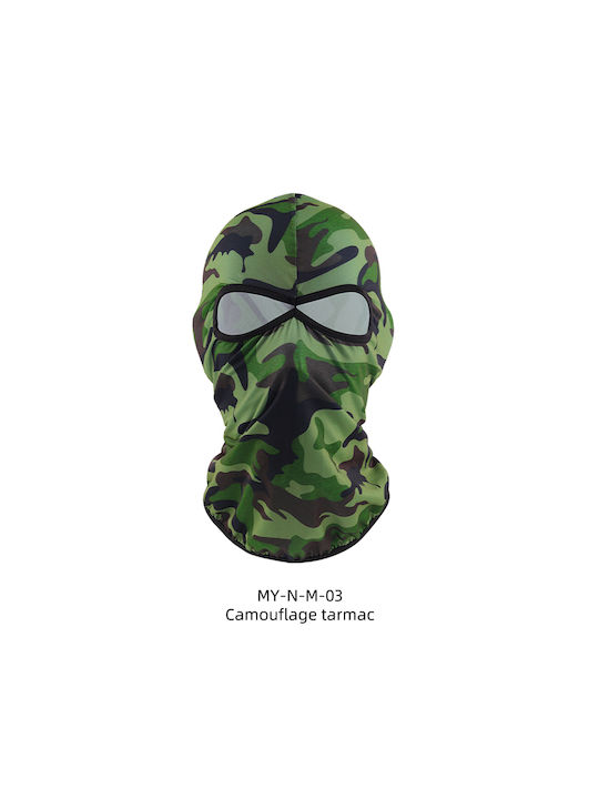 Ghetto Balaclava integrala pentru motociclist Verde Culoare