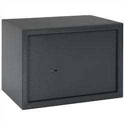 Vidaxl Θησαυροφυλάκιο Κλειδαριά Σκούρο Γκρι 25x35x25 Εκ Ατσάλι