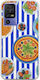 Mediterranean Feast TCL 40 SE Flexible TPU Durchsichtige Silikon Handyhülle