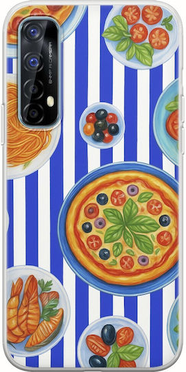 Mediterranean Feast Realme 7 Flexible TPU Transparent Silicone
