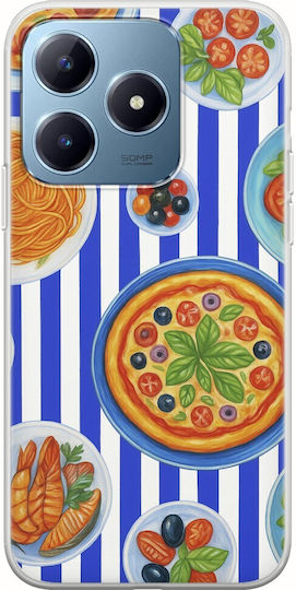 Mediterranean Feast Realme C63 Silicon Transparent Flexibil TPU