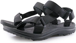 475383 Love4shoes Γυναικεία Πέδιλα Θαλάσσης Μαυρο