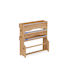 Relaxdays Suport Pentru Prosoape De Hârtie Montat Pe Perete Din Lemn Bej 40x11.5cm 10046719