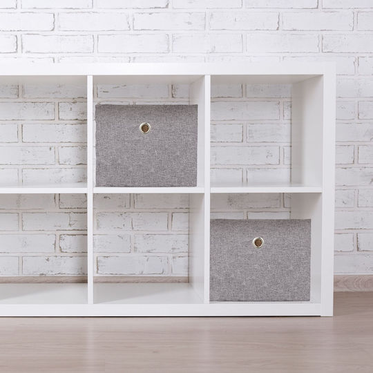 Relaxdays Coș de Depozitare Tesatura Gri 16x20.5x25cm 2buc Relaxdays Coș de Depozitare Tesatura Gri 16x20.5x25cm 2buc