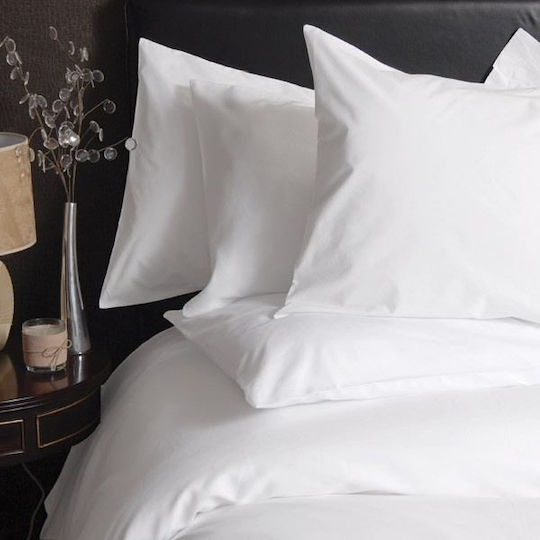 Κατωσέντονο Μονό Standard Line Tc144 White Polycotton Blanc De Blanc 80x200+35 Λάστιχο 1τεμ