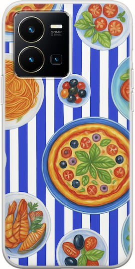 Mediterranean Feast Vivo Y35 Silicon Transparent TPU Flexibil