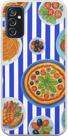 Mediterranean Feast Samsung Galaxy M52 5g Flexible Tpu Διάφανη Σιλικόνη