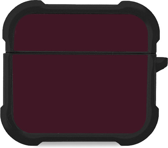 Sonique Colorbloc Series Θήκη Σιλικόνης σε Μπορντό χρώμα για Apple AirPods 3