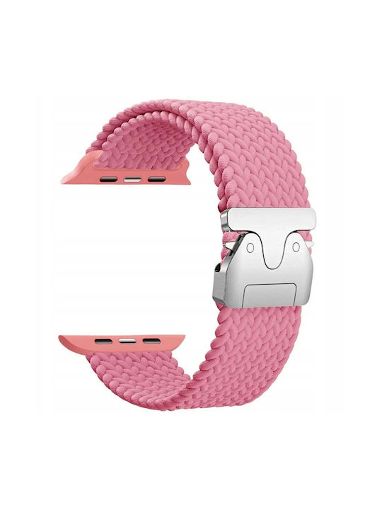 Beline Curea Tesatura Roz (Apple Watch 38/40/41/42mm)