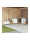 Floor Cabinet White 90x50x92cm