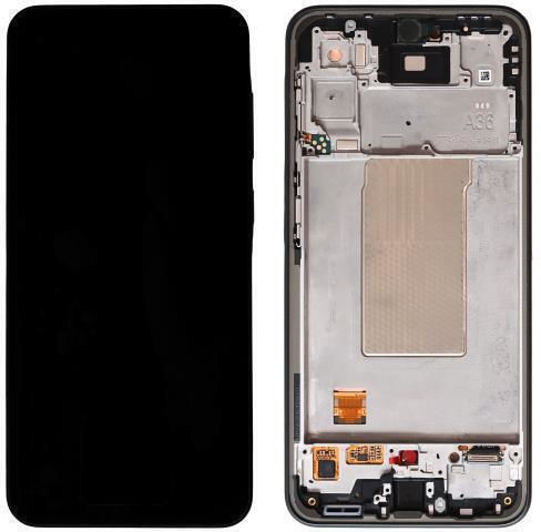 Samsung Screen & Front Frame A366 with Touch Mechanism for Samsung A366 Galaxy A36 5G (Black)