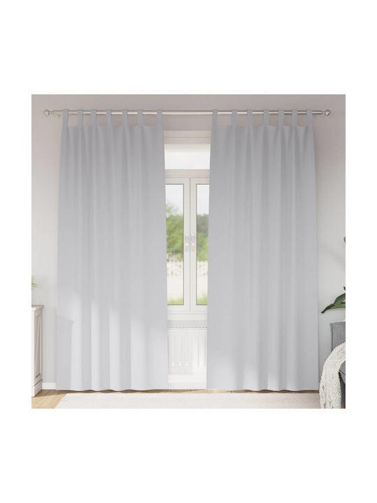vidaXL vidaXL Vorhänge Fenster mit Obere Regist...
