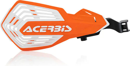Schutz-Händchen Motorrad Acerbis K-future Ktm Husqvarna 14-25 Orange Weiß