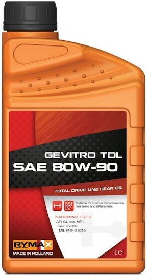 Λάδι Ταχυτήτων Μηχανής Rymax Gevitro Tdl Sae 80w-90