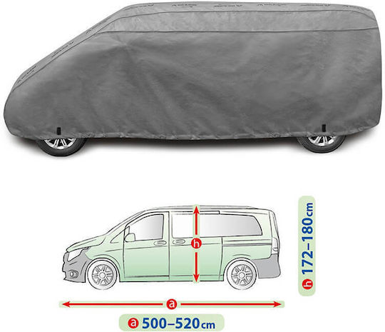 Husă Auto Kegel Mobile Mare Mercedes-Benz Vito 500-520cm x 172-180cm Gri