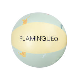 Надуваема Зелена Плажна Топка 40см Диаметър Baloo Flamingueo