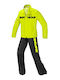 Spidi Sport Rain Motorcycle Rain Suit Set Black Fluo