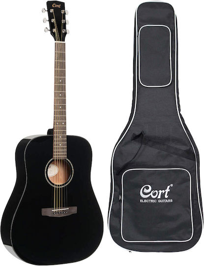 Cort Ακουστική Κιθάρα Earth 60 Black / Black Gloss