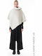 Women's Poncho White