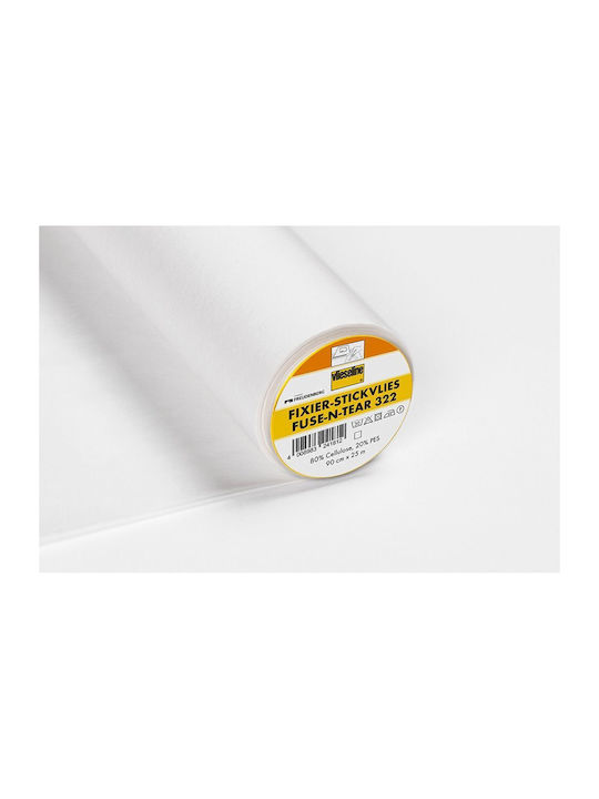 Thermoadhesive Interfacing Embroidery Used Securing Elastic Materials Stencil Painting On Textiles Fuse-n-tear Vlieseline