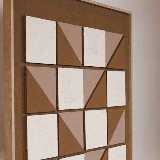 Canvas Painting 3D Designs Black-Brown-Beige 60x2.9x80cm