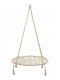 Texty Fabric Swing Gray with 150kg Maximum Weight Capacity L82xW82xH82cm