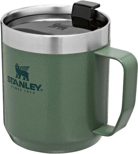 Stanley Classic Legendary Camp Mug Glass Thermos Stainless Steel BPA Free 350ml Hammertone Green