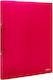 Klemmbrett Metron Kunststoff A4 2cm 2 Ringe Transparent Rotes